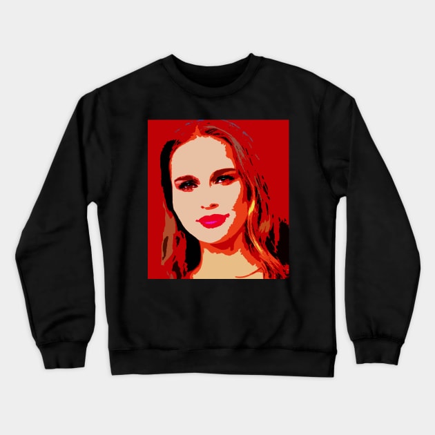 natalie portman Crewneck Sweatshirt by oryan80